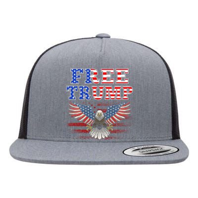 Free Trump Supporters Pro Trump 2024 Take Our Nation Back Republican Flat Bill Trucker Hat