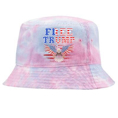 Free Trump Supporters Pro Trump 2024 Take Our Nation Back Republican Tie-Dyed Bucket Hat