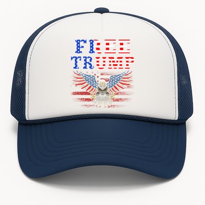 Free Trump Supporters Pro Trump 2024 Take Our Nation Back Republican Trucker Hat