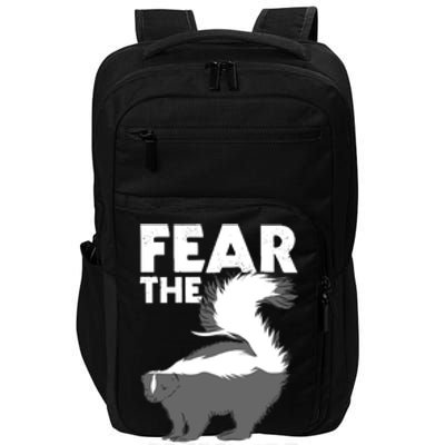 Fear The Skunk Zoologist Zookeeper Wildlife Animal Lover Impact Tech Backpack