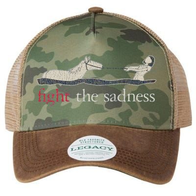 Fight The Sadness Neverending Story Legacy Tie Dye Trucker Hat