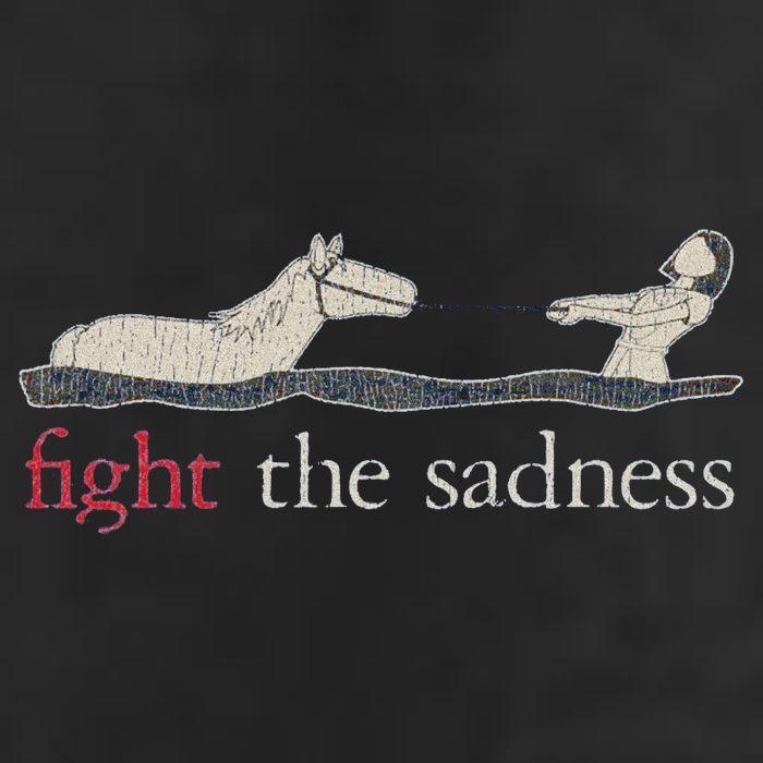 Fight The Sadness Neverending Story Adult Drive Performance Visor