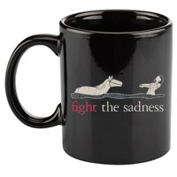 Fight The Sadness Neverending Story 11oz C Handle Ceramic Mug