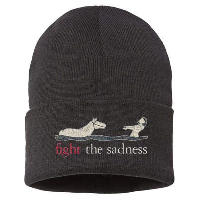 Fight The Sadness Neverending Story Sustainable Knit Beanie