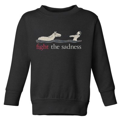Fight The Sadness Neverending Story Toddler Sweatshirt