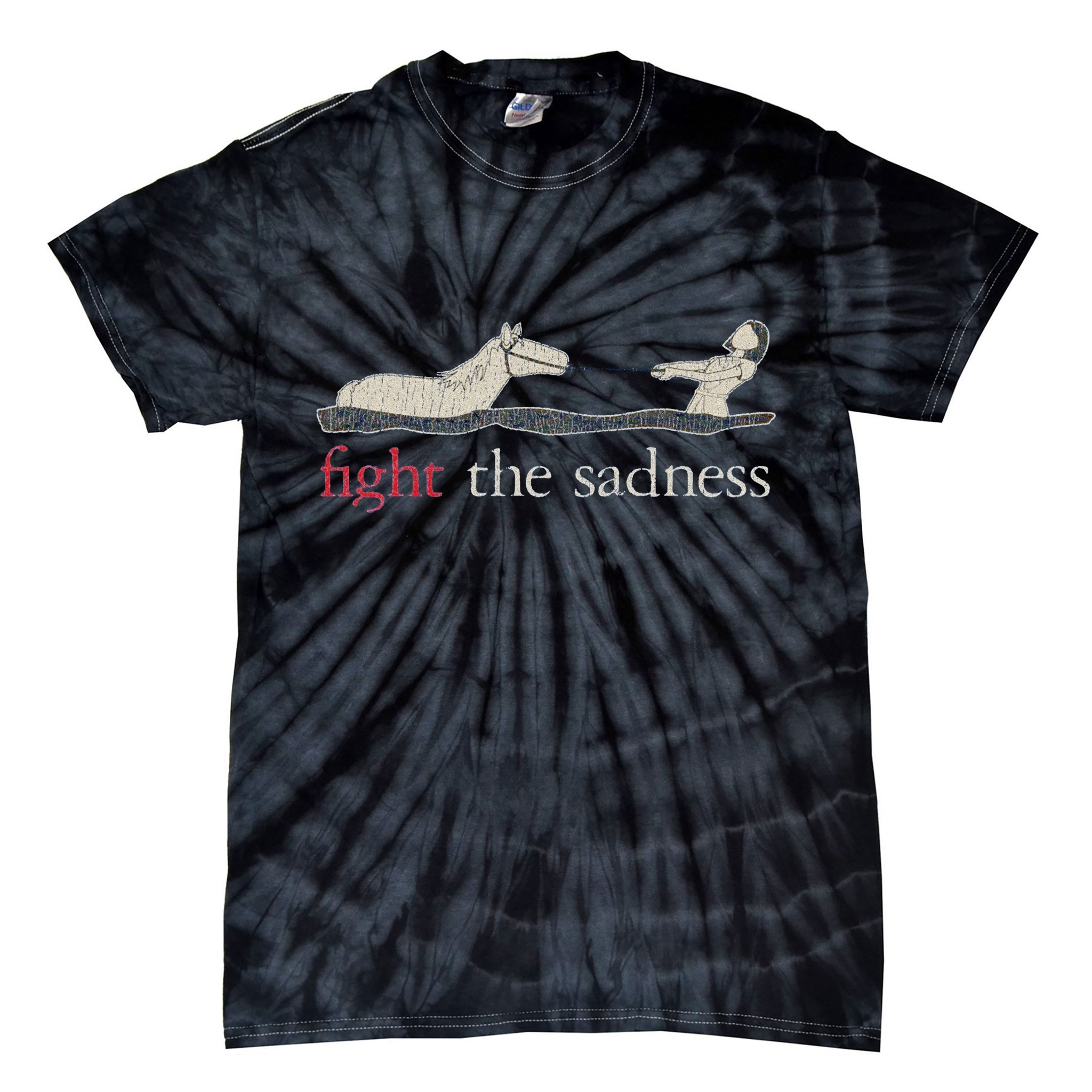 Fight The Sadness Neverending Story Tie-Dye T-Shirt