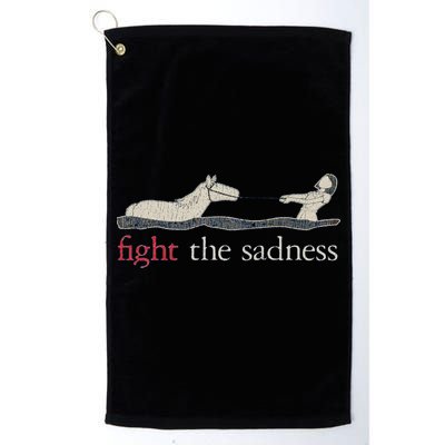 Fight The Sadness Neverending Story Golf Towel