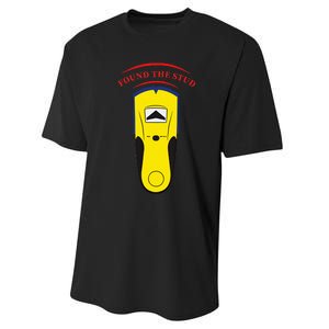 Found The Stud Funny Performance Sprint T-Shirt