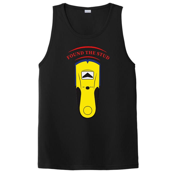 Found The Stud Funny PosiCharge Competitor Tank