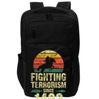 Fighting Terrorism Since 1492 Native American Indian Impact Tech Backpack