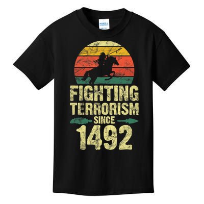 Fighting Terrorism Since 1492 Native American Indian Kids T-Shirt