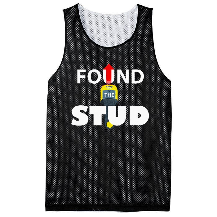 FOUND THE STUD FUNNY Mesh Reversible Basketball Jersey Tank