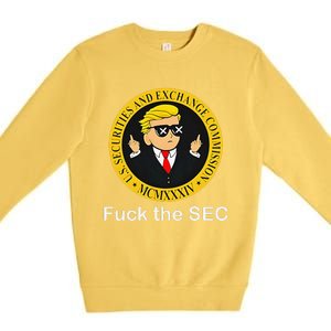 Fuck The Sec Mcmxxxiv Us Securities And Exchange Commission Premium Crewneck Sweatshirt