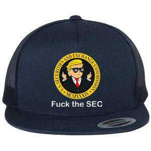 Fuck The Sec Mcmxxxiv Us Securities And Exchange Commission Flat Bill Trucker Hat