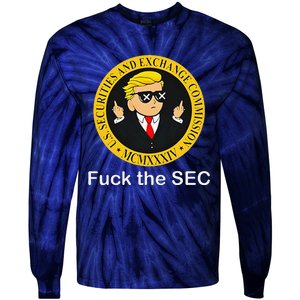 Fuck The Sec Mcmxxxiv Us Securities And Exchange Commission Tie-Dye Long Sleeve Shirt