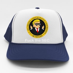 Fuck The Sec Mcmxxxiv Us Securities And Exchange Commission Trucker Hat