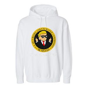 Fuck The Sec Mcmxxxiv Us Securities And Exchange Commission Garment-Dyed Fleece Hoodie