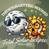 Funny The Sun Is Getting Mooned Total Solar Eclipse April 08 2024 Legacy Tie Dye Trucker Hat
