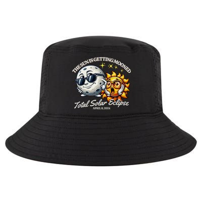 Funny The Sun Is Getting Mooned Total Solar Eclipse April 08 2024 Cool Comfort Performance Bucket Hat