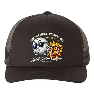 Funny The Sun Is Getting Mooned Total Solar Eclipse April 08 2024 Yupoong Adult 5-Panel Trucker Hat