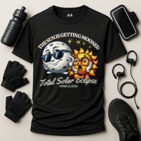Funny The Sun Is Getting Mooned Total Solar Eclipse April 08 2024 Performance Shirt
