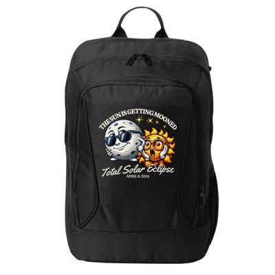 Funny The Sun Is Getting Mooned Total Solar Eclipse April 08 2024 City Backpack