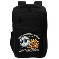 Funny The Sun Is Getting Mooned Total Solar Eclipse April 08 2024 Impact Tech Backpack
