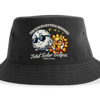 Funny The Sun Is Getting Mooned Total Solar Eclipse April 08 2024 Sustainable Bucket Hat