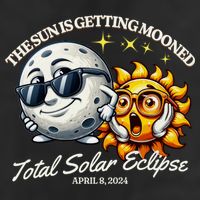 Funny The Sun Is Getting Mooned Total Solar Eclipse April 08 2024 Adult Drive Performance Visor