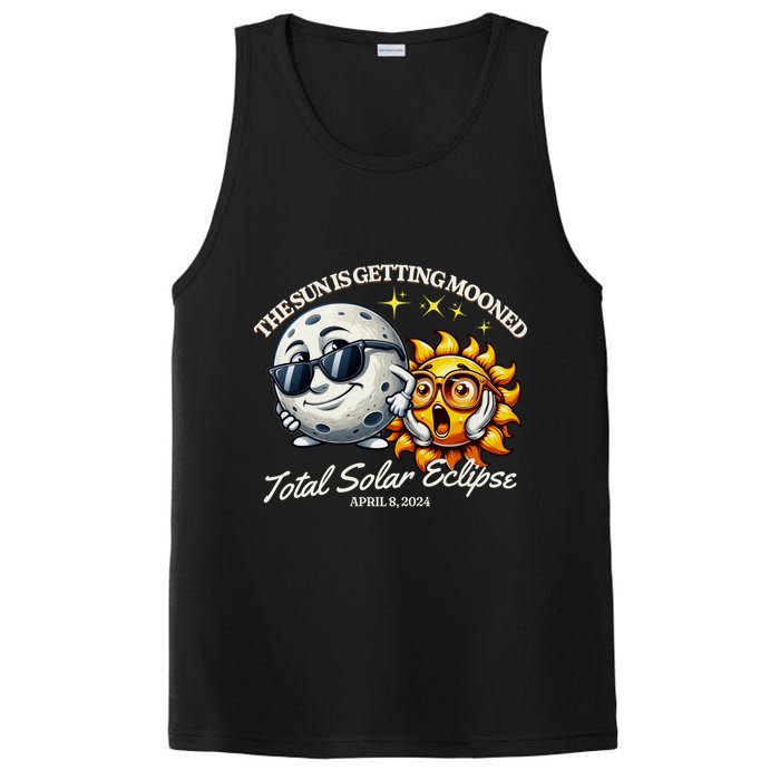 Funny The Sun Is Getting Mooned Total Solar Eclipse April 08 2024 PosiCharge Competitor Tank