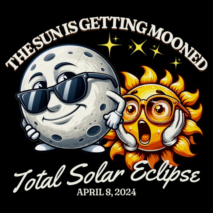 Funny The Sun Is Getting Mooned Total Solar Eclipse April 08 2024 Wool Snapback Cap