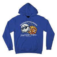 Funny The Sun Is Getting Mooned Total Solar Eclipse April 08 2024 Hoodie