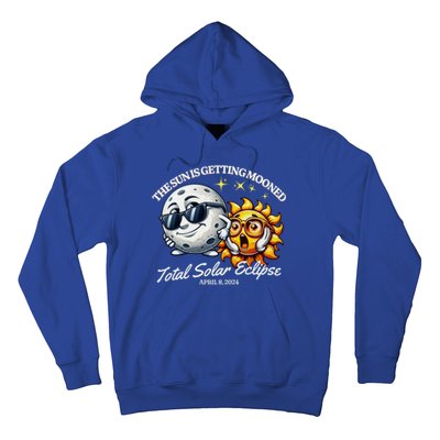 Funny The Sun Is Getting Mooned Total Solar Eclipse April 08 2024 Hoodie