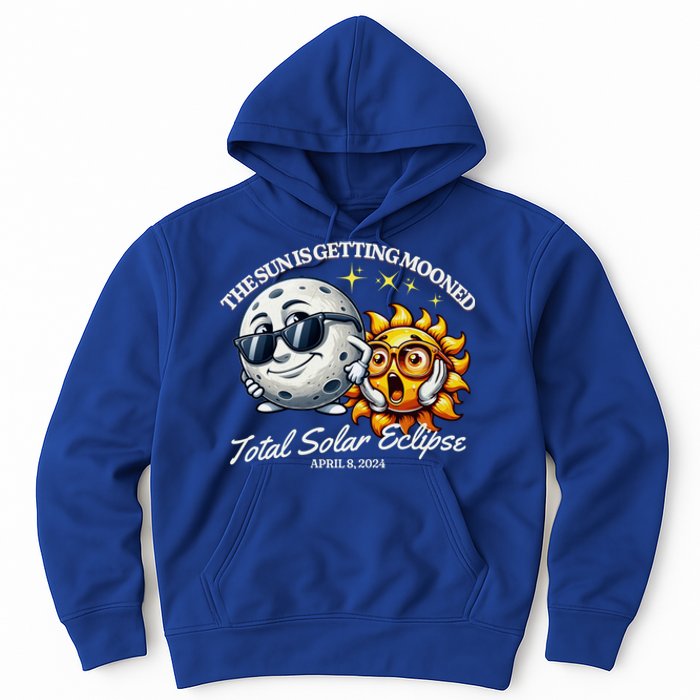 Funny The Sun Is Getting Mooned Total Solar Eclipse April 08 2024 Hoodie