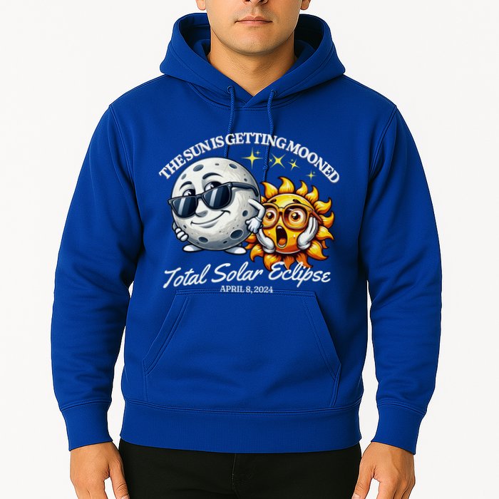 Funny The Sun Is Getting Mooned Total Solar Eclipse April 08 2024 Hoodie