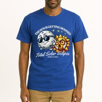 Funny The Sun Is Getting Mooned Total Solar Eclipse April 08 2024 Tall T-Shirt
