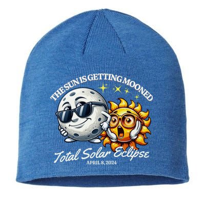 Funny The Sun Is Getting Mooned Total Solar Eclipse April 08 2024 Sustainable Beanie