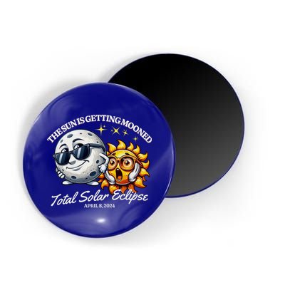 Funny The Sun Is Getting Mooned Total Solar Eclipse April 08 2024 Magnet