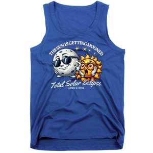 Funny The Sun Is Getting Mooned Total Solar Eclipse April 08 2024 Tank Top