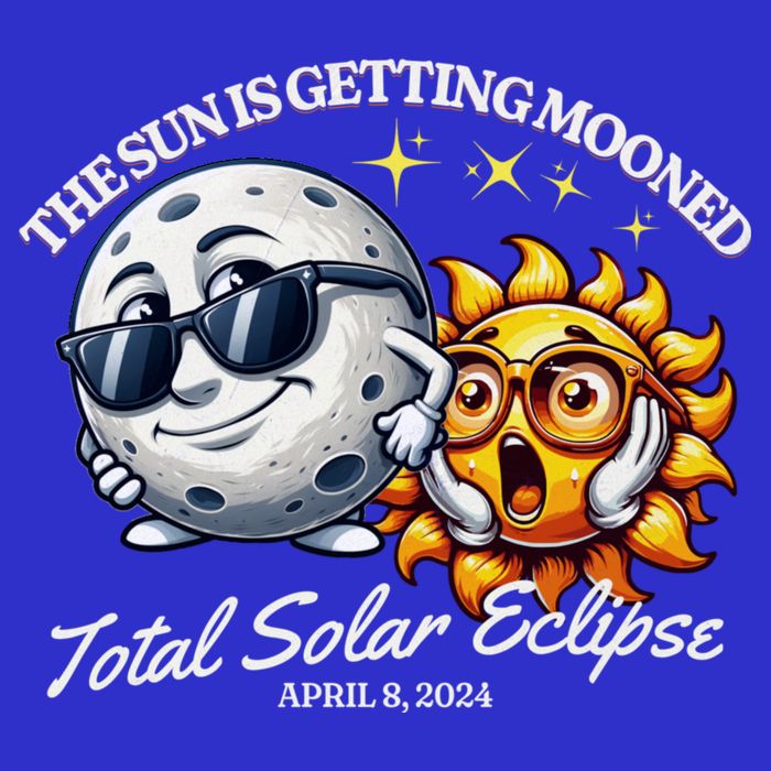 Funny The Sun Is Getting Mooned Total Solar Eclipse April 08 2024 Tank Top