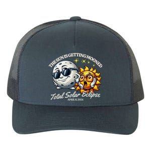 Funny The Sun Is Getting Mooned Total Solar Eclipse April 08 2024 Yupoong Adult 5-Panel Trucker Hat