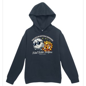 Funny The Sun Is Getting Mooned Total Solar Eclipse April 08 2024 Urban Pullover Hoodie