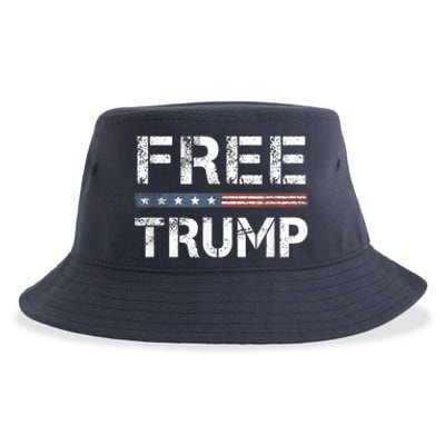 Free Trump Supporters Pro Trump 2024 Take Our Nation Back Republican Sustainable Bucket Hat