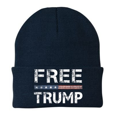 Free Trump Supporters Pro Trump 2024 Take Our Nation Back Republican Knit Cap Winter Beanie