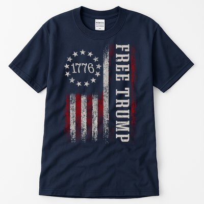 Free Trump Supporters Pro Trump 2024 Take Our Nation Back Republican Tall T-Shirt