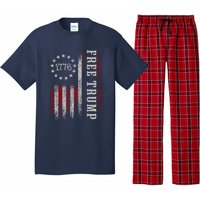 Free Trump Supporters Pro Trump 2024 Take Our Nation Back Republican Pajama Set