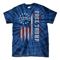 Free Trump Supporters Pro Trump 2024 Take Our Nation Back Republican Tie-Dye T-Shirt