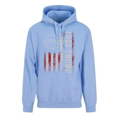 Free Trump Supporters Pro Trump 2024 Take Our Nation Back Republican Unisex Surf Hoodie