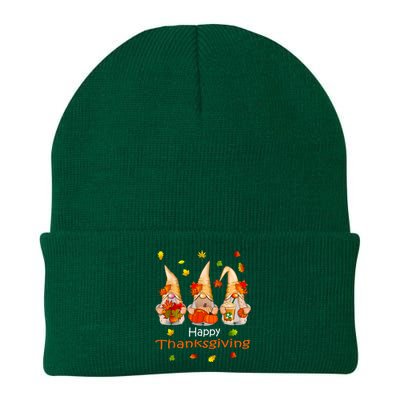 Funny Thanksgiving Shirts Gnome Gnomies Lover Knit Cap Winter Beanie