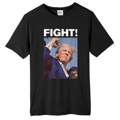 Fight! Trump Shot Trump Rally Trump 2024 Us Flag Donald Trump Election Rally Tall Fusion ChromaSoft Performance T-Shirt